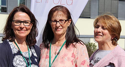 Gabriele Mayer, Patricia Pachaly und Nelly Baustädter